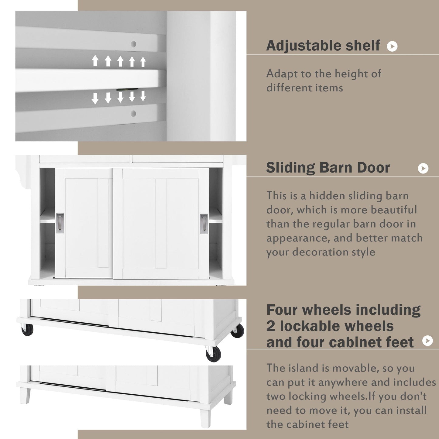 1st Choice Furniture Direct Kitchen Cart 1st Choice White Kitchen Cart with Storage Cabinet and 2 Drawers