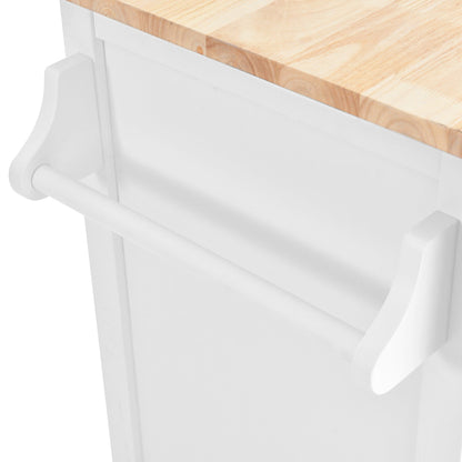 1st Choice Furniture Direct Kitchen Cart 1st Choice White Kitchen Cart with Storage Cabinet and 2 Drawers