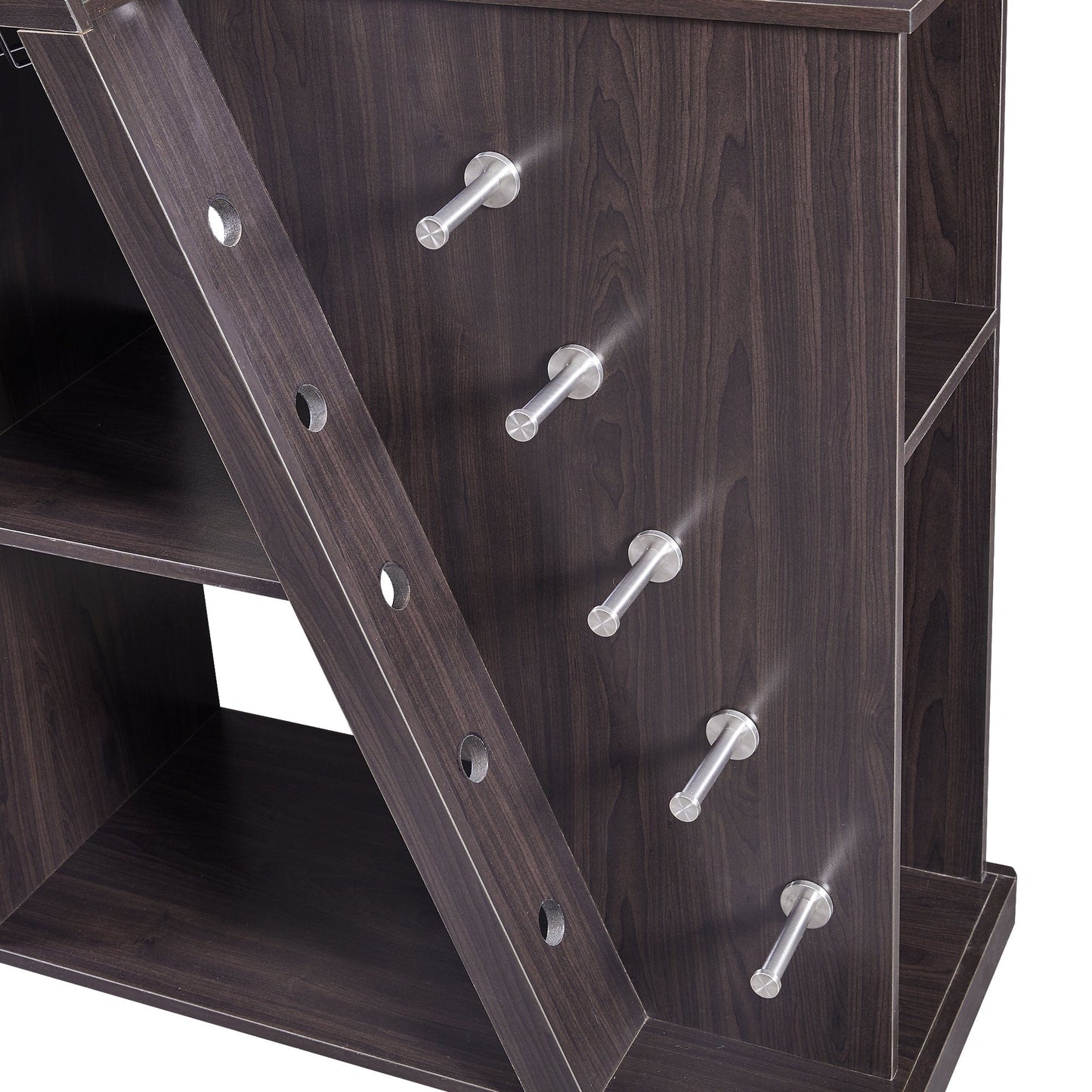 1st Choice Furniture Direct Kitchen Island 1st Choice Kitchen Island Cart on Wheels in Adjustable Shelf & Wine Holders