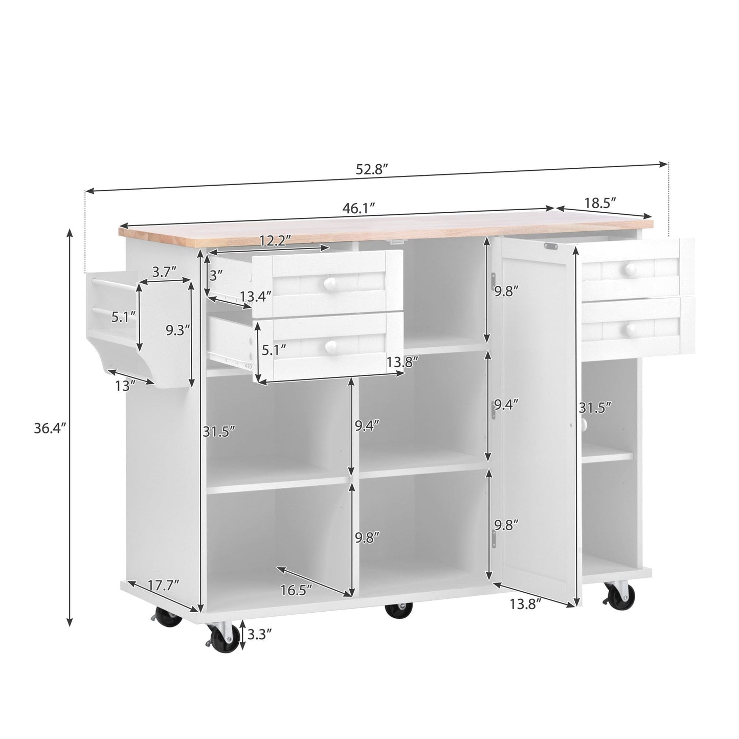 1st Choice Furniture Direct Kitchen Island Cart 1st Choice Functional Stylish Kitchen Island Cart with Storage Solution