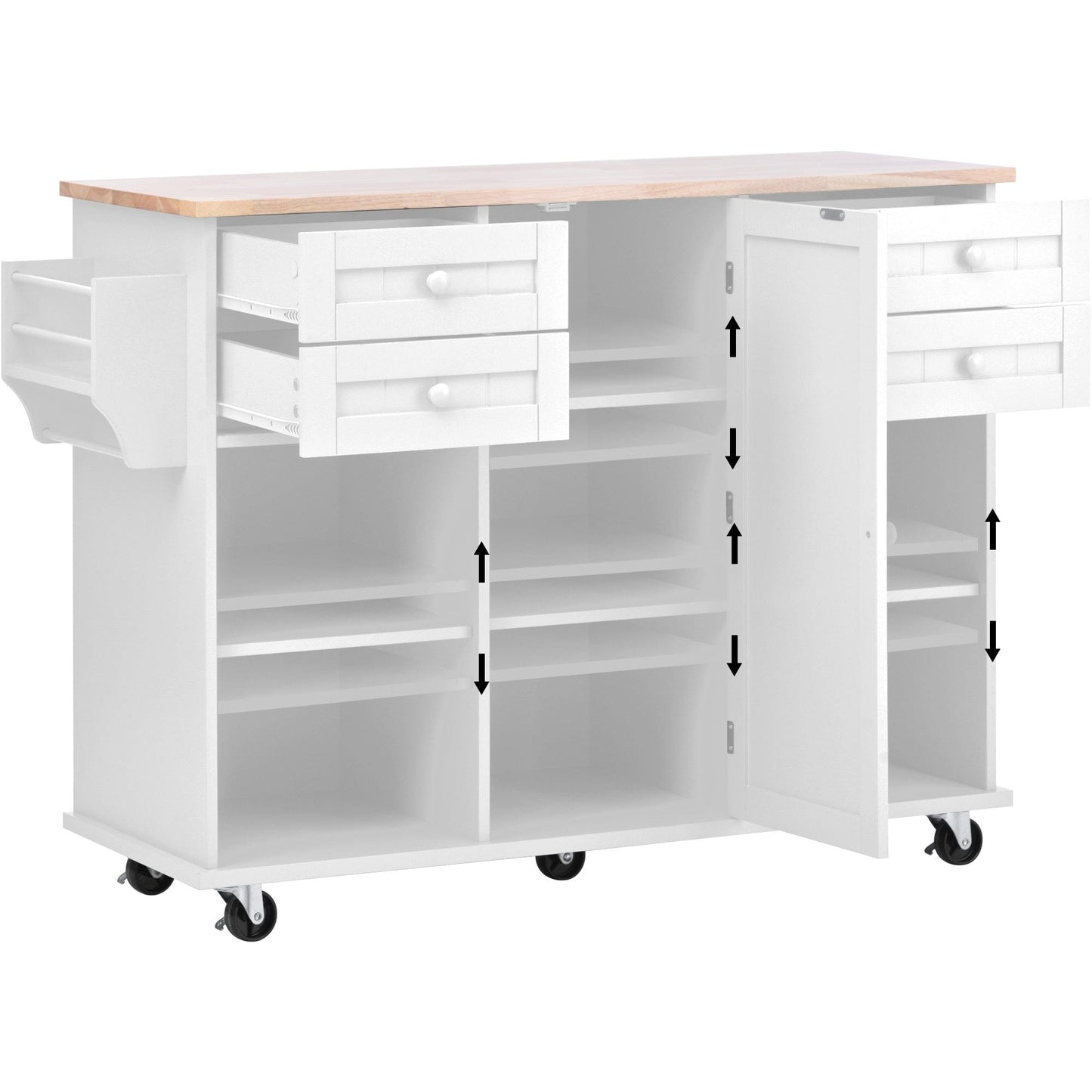 1st Choice Furniture Direct Kitchen Island Cart 1st Choice Functional Stylish Kitchen Island Cart with Storage Solution