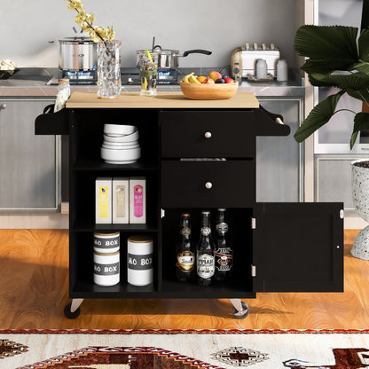 1st Choice Furniture Direct Kitchen Island Cart 1st Choice Rolling Mobile Kitchen Island Cart with Storage in Black