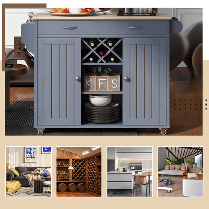 1st Choice Furniture Direct Kitchen Island Cart 1st Choice Versatile Kitchen Island Cart with Locking Wheels & Cabinet