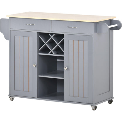 1st Choice Furniture Direct Kitchen Island Cart 1st Choice Versatile Kitchen Island Cart with Locking Wheels & Cabinet