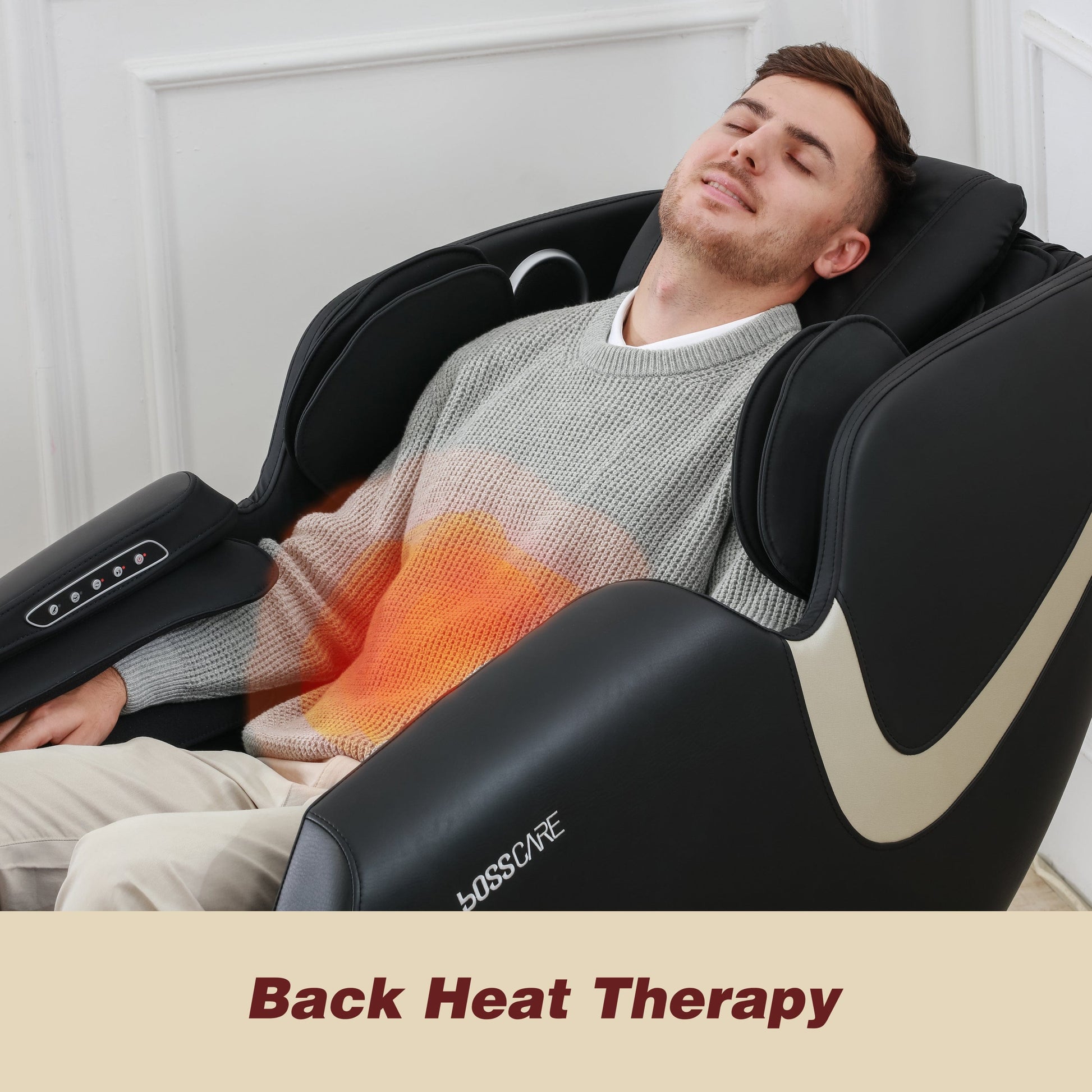 1st Choice Furniture Direct massage chair 1st Choice Black Leather Massage Chair Recliner & Bluetooth Speaker