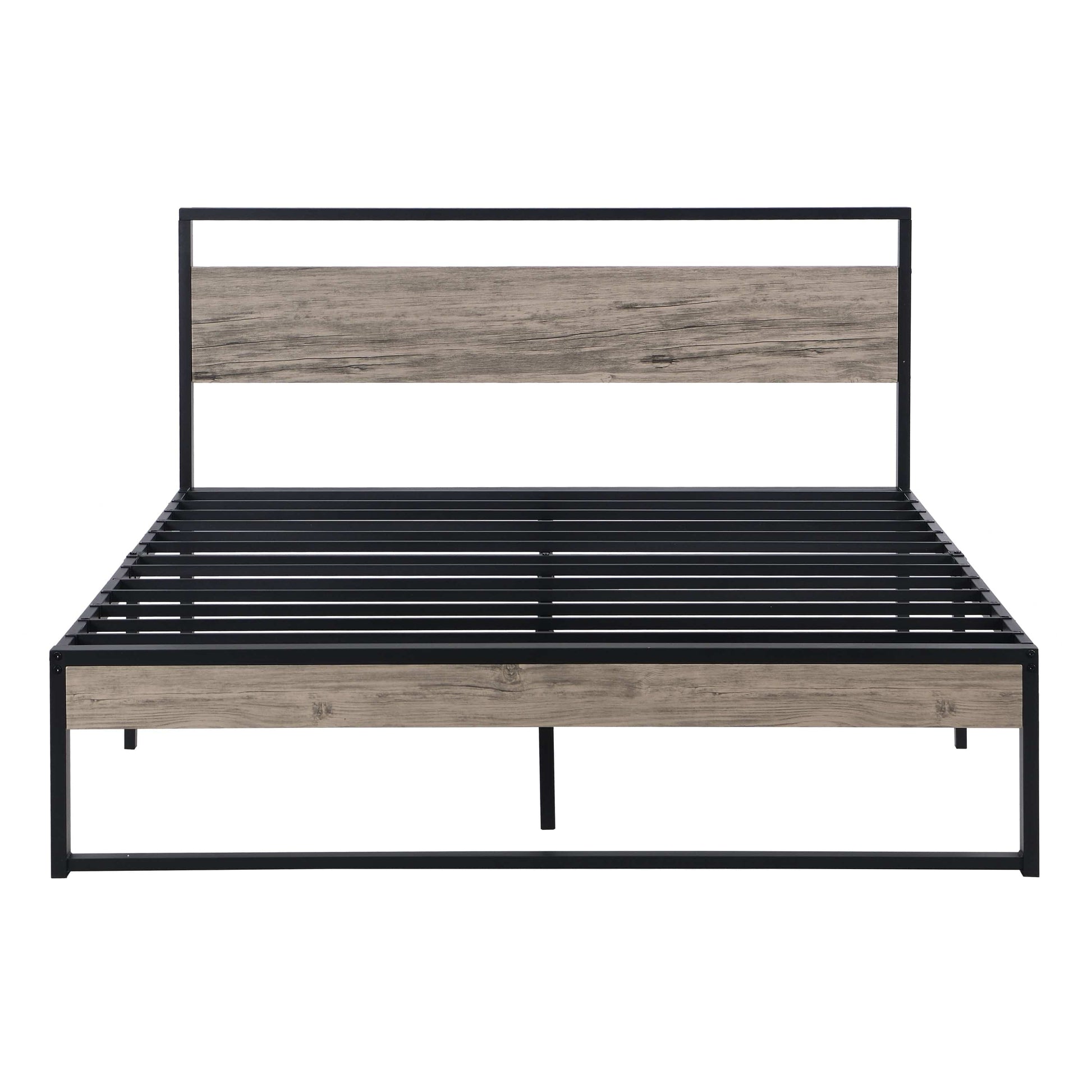 1st Choice Furniture Direct Metal Bed 1st Choice Modern Solid Metal Framework Bed in Black Finish