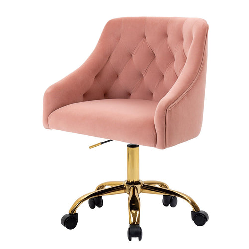 1st Choice Furniture Direct Modern Velvet Office Task Chair | Height Adjustable, 360° Swivel, and Stylish