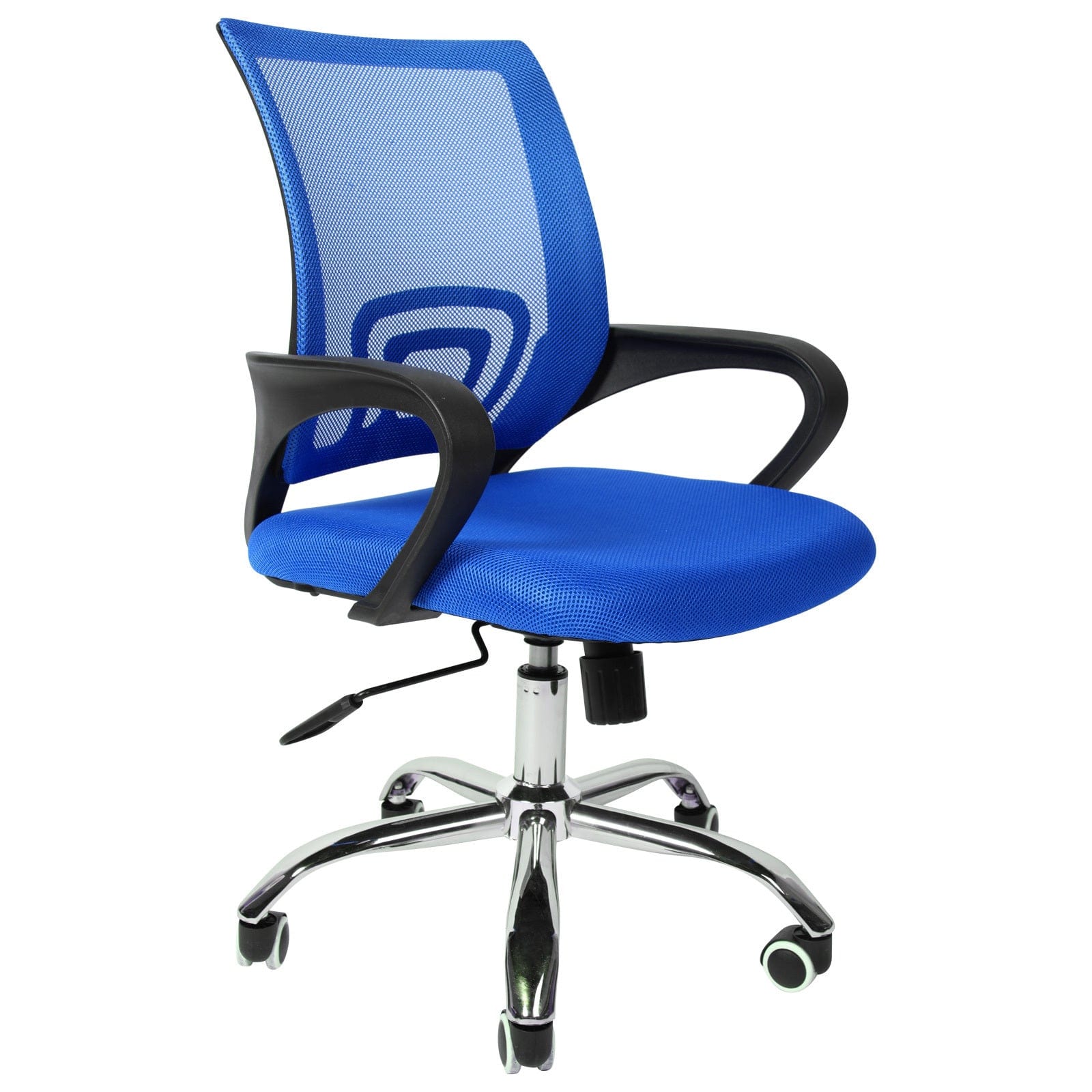 1st Choice Furniture Direct Office Chair 1st Choice Blue Mesh Ergonomic Computer Chair with Adjustable Height