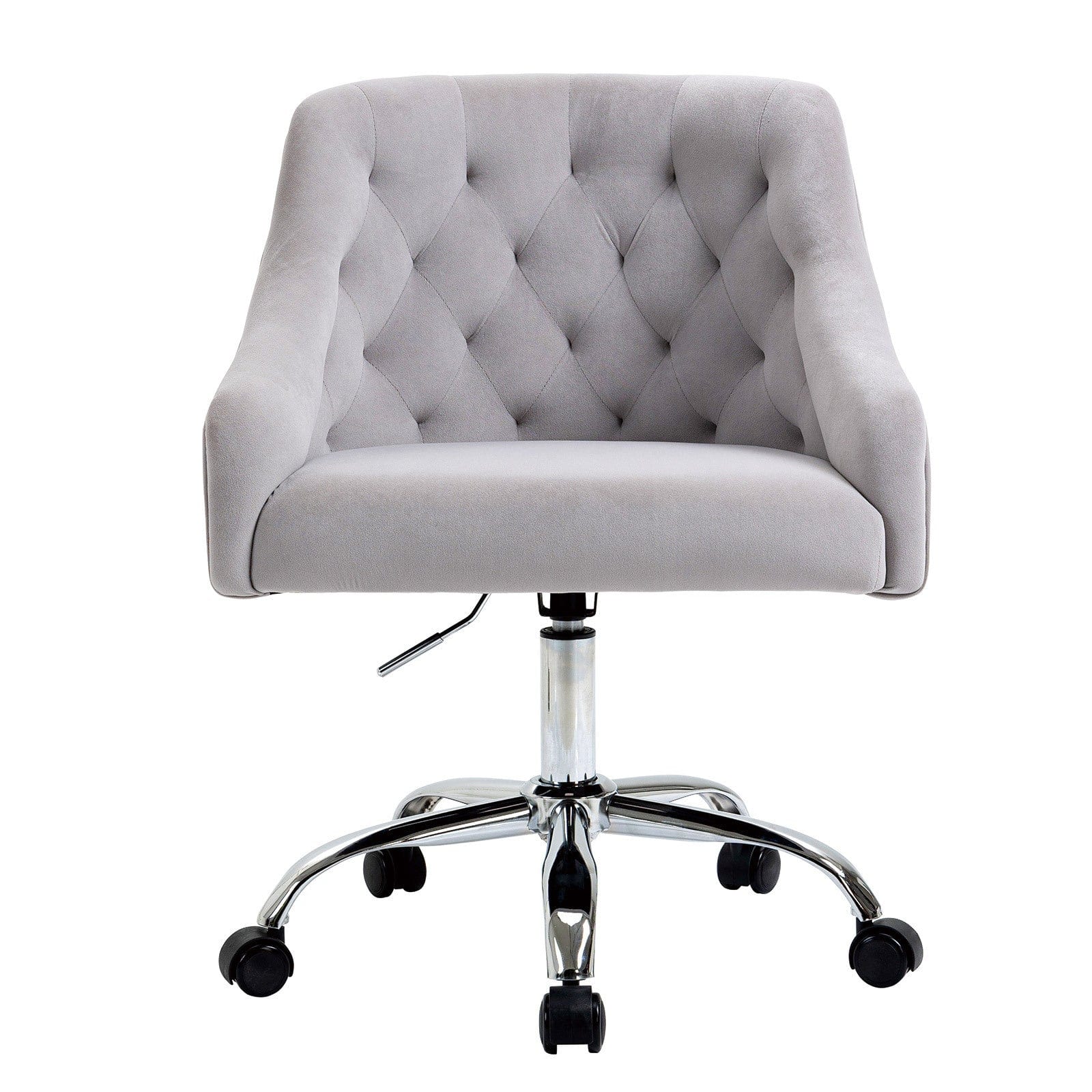 1st Choice Furniture Direct Office Chair 1st Choice Modern Velvet Office Chair with Soft Seat Cushion