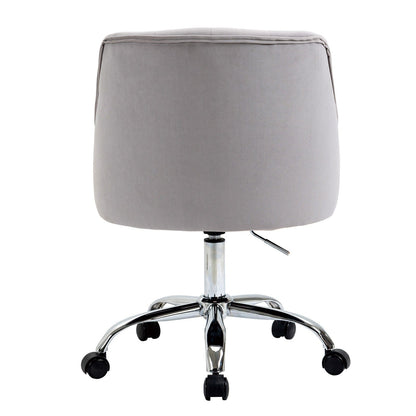 1st Choice Furniture Direct Office Chair 1st Choice Modern Velvet Office Chair with Soft Seat Cushion