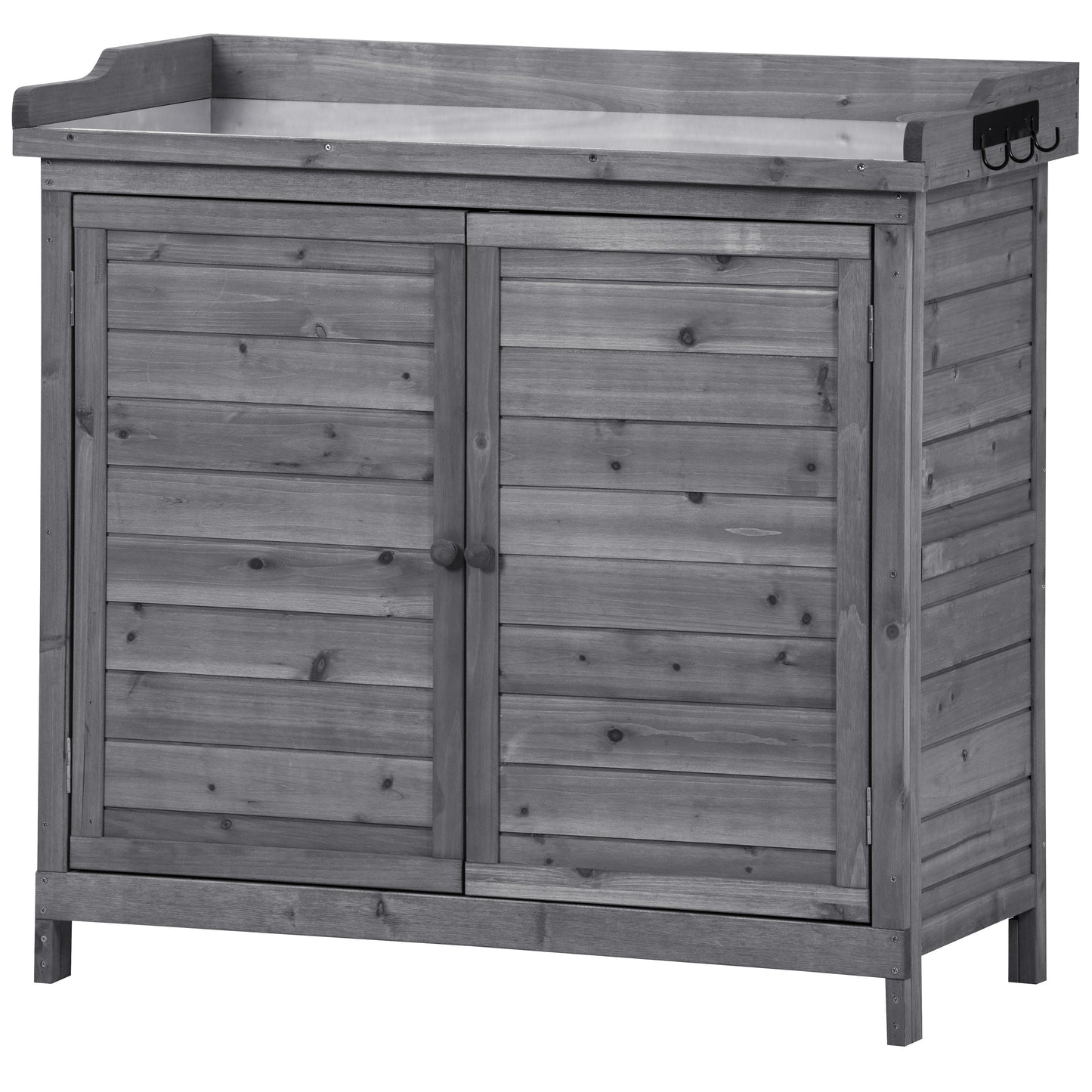 1st Choice Furniture Direct Potting Bench 1st Choice 39" Rustic Potting Bench - Wood Workstation with Storage