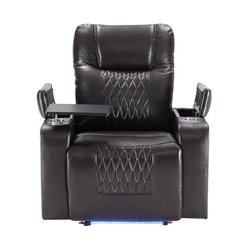 1st Choice Furniture Direct Power Motion Recliner 1sr Choice Power Motion Recliner w/USB Charging Port & Storage Black