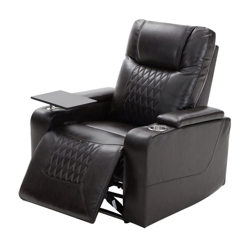 1st Choice Furniture Direct Power Motion Recliner 1sr Choice Power Motion Recliner w/USB Charging Port & Storage Black