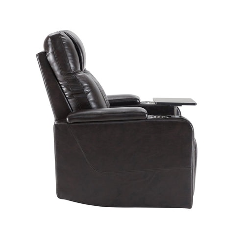 1st Choice Furniture Direct Power Motion Recliner 1sr Choice Power Motion Recliner w/USB Charging Port & Storage Black