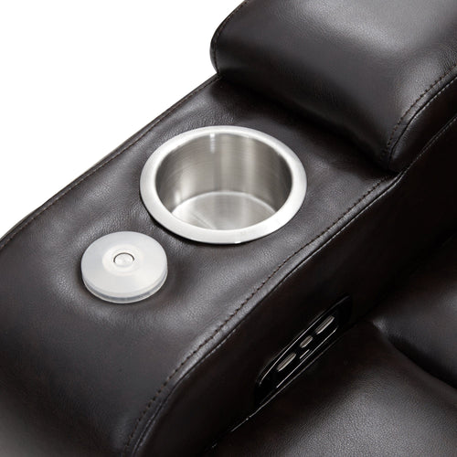1st Choice Furniture Direct Power Motion Recliner 1sr Choice Power Motion Recliner w/USB Charging Port & Storage Black