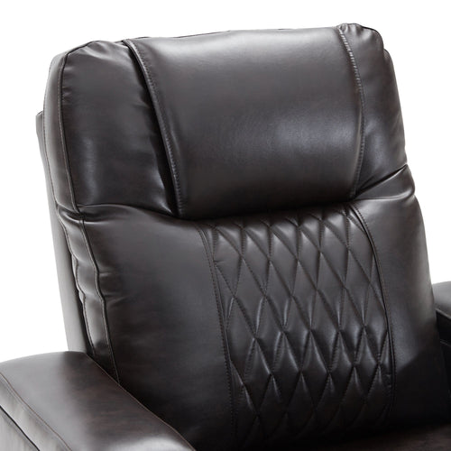 1st Choice Furniture Direct Power Motion Recliner 1sr Choice Power Motion Recliner w/USB Charging Port & Storage Black