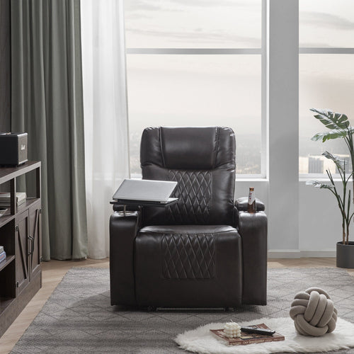 1st Choice Furniture Direct Power Motion Recliner 1sr Choice Power Motion Recliner w/USB Charging Port & Storage Black