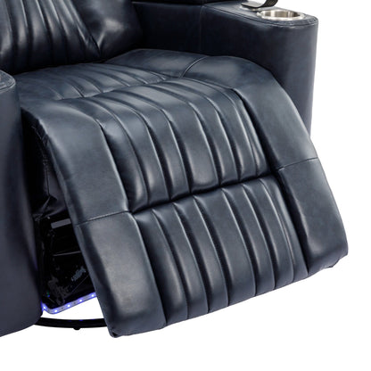 1st Choice Furniture Direct Power Motion Recliner 1st Choice 270° Power Swivel Rocker Recliner w/ Arm Storage & LED Light