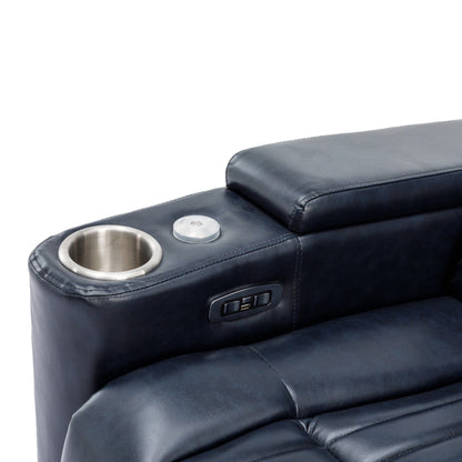 1st Choice Furniture Direct Power Motion Recliner 1st Choice 270° Power Swivel Rocker Recliner w/ Arm Storage & LED Light