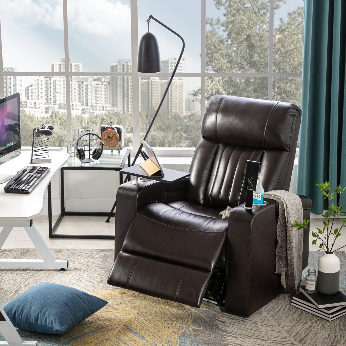 1st Choice Furniture Direct Power Motion Recliner 1st Choice Home Theater Motion Recliner with USB Port & Hidden Storage