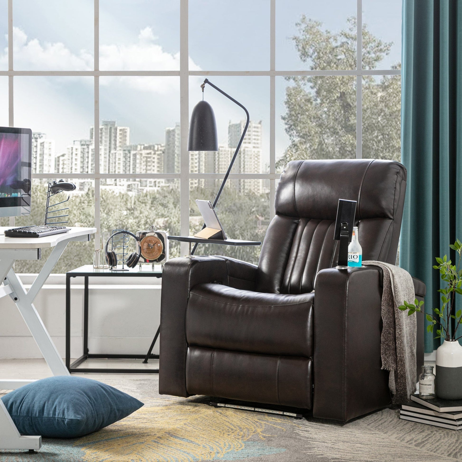 1st Choice Furniture Direct Power Motion Recliner 1st Choice Home Theater Motion Recliner with USB Port & Hidden Storage