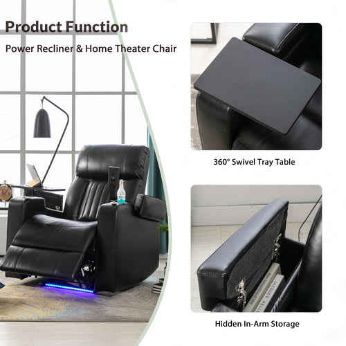 1st Choice Furniture Direct Power Motion Recliner 1st Choice Home Theater Power Motion Recliner with USB Port & Storage