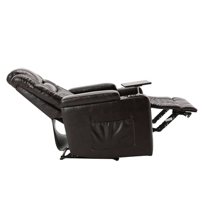 1st Choice Furniture Direct Power Motion Recliner 1st Choice Home Theater Recliner with 360° Tray and Cup Holders