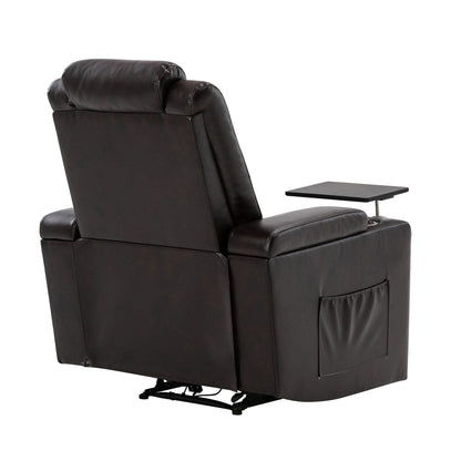 1st Choice Furniture Direct Power Motion Recliner 1st Choice Home Theater Recliner with 360° Tray and Cup Holders