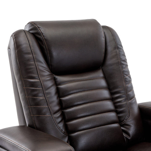 1st Choice Furniture Direct Power Motion Recliner 1st Choice Modern Power Motion Adjustable Recliner in Brown Finish