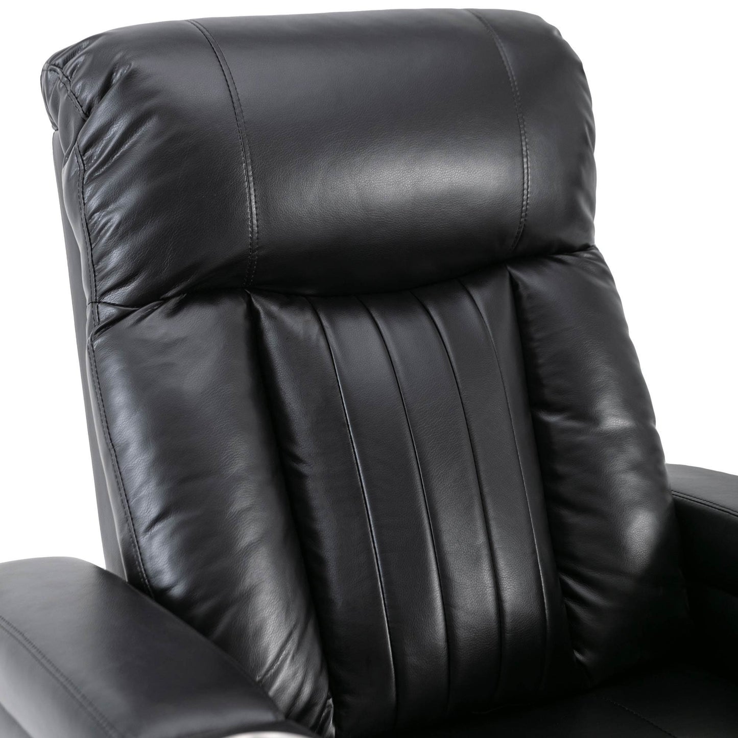 1st Choice Furniture Direct Power Motion Recliner 1st Choice Motion Recliner w/USB Port & Storage in Black Finish