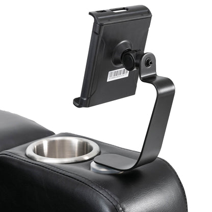 1st Choice Furniture Direct Power Motion Recliner 1st Choice Motion Recliner w/USB Port & Storage in Black Finish