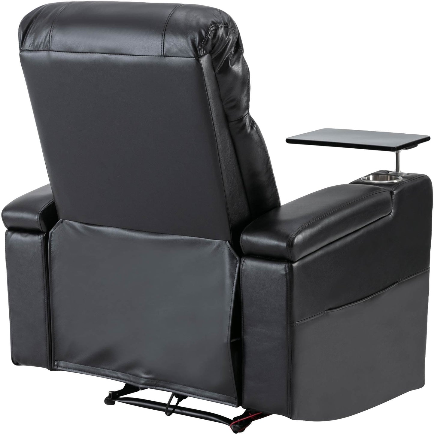 1st Choice Furniture Direct Power Motion Recliner 1st Choice Motion Recliner w/USB Port & Storage in Black Finish