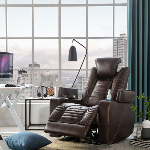 1st Choice Furniture Direct Power Motion Recliner 1st Choice Power Motion Recliner with Adjustable Head and Storage