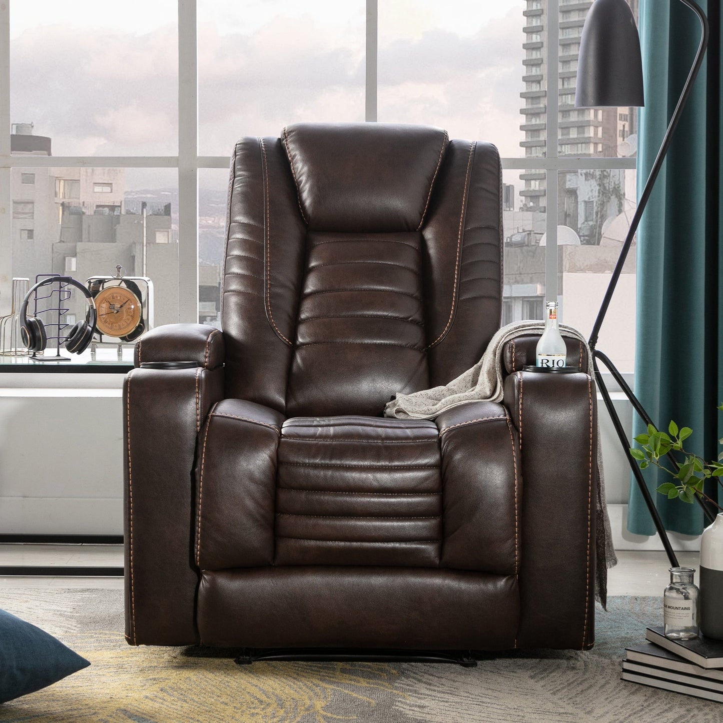 1st Choice Furniture Direct Power Motion Recliner 1st Choice Power Motion Recliner with Adjustable Head and Storage