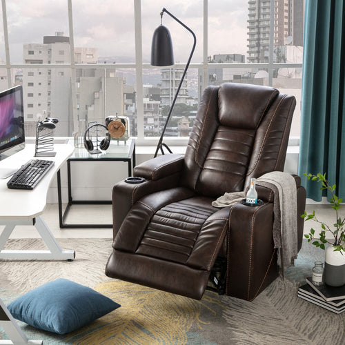 1st Choice Furniture Direct Power Motion Recliner 1st Choice Power Motion Recliner with Adjustable Head and Storage