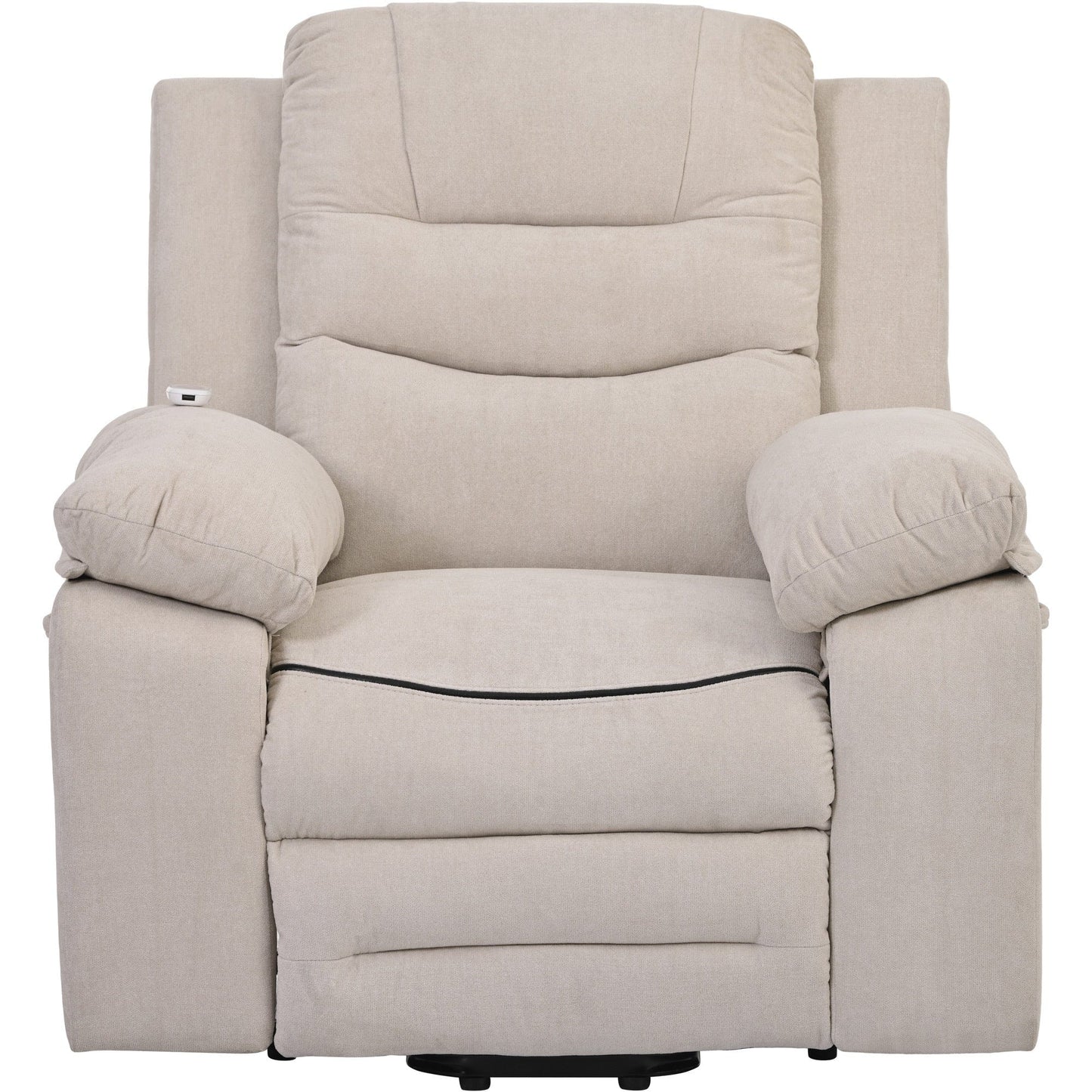 1st Choice Furniture Direct Power Motion Recliner 1st Choice Power Recliner Lift Chair for Living Room in Beige Finish