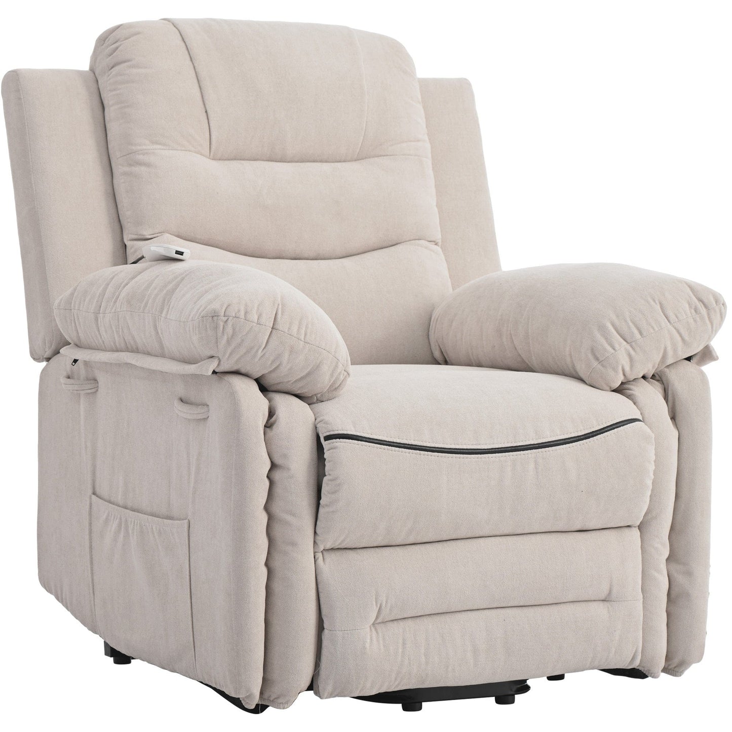 1st Choice Furniture Direct Power Motion Recliner 1st Choice Power Recliner Lift Chair for Living Room in Beige Finish