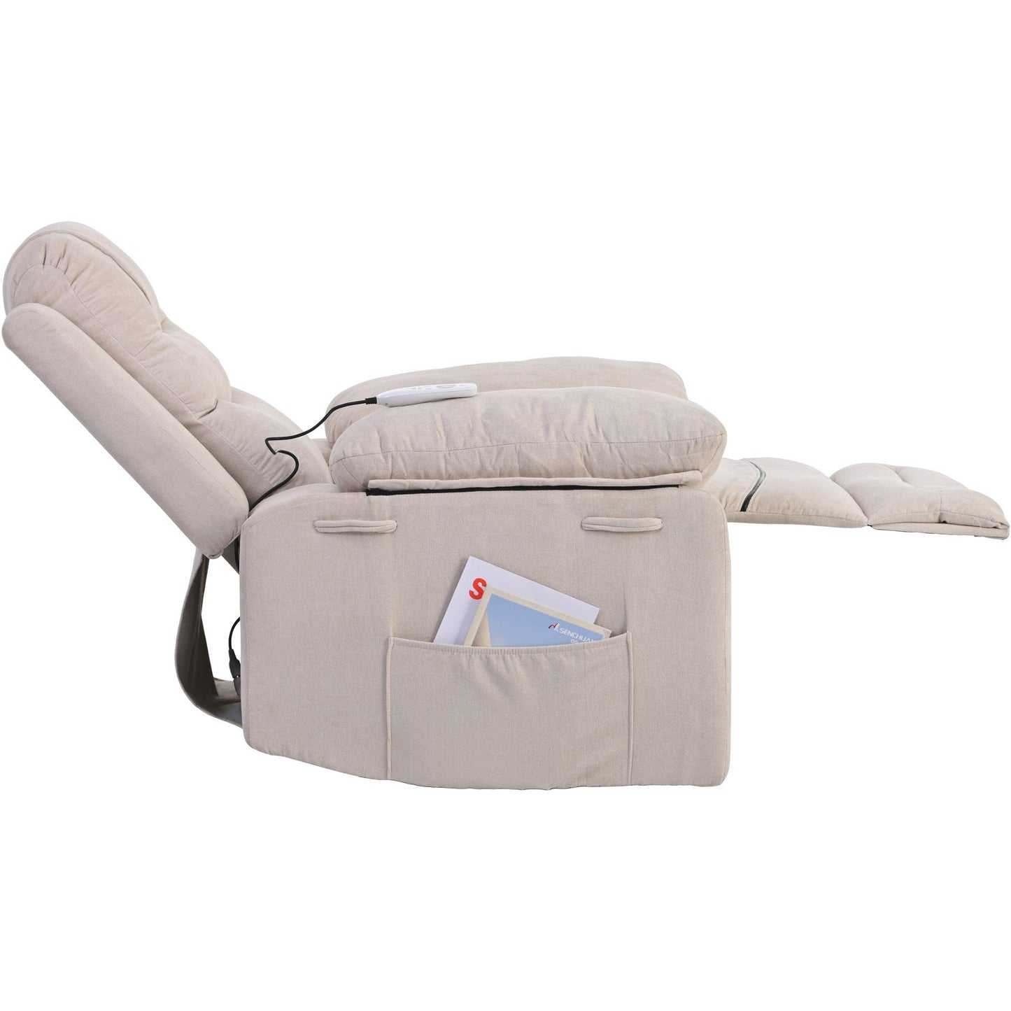 1st Choice Furniture Direct Power Motion Recliner 1st Choice Power Recliner Lift Chair for Living Room in Beige Finish