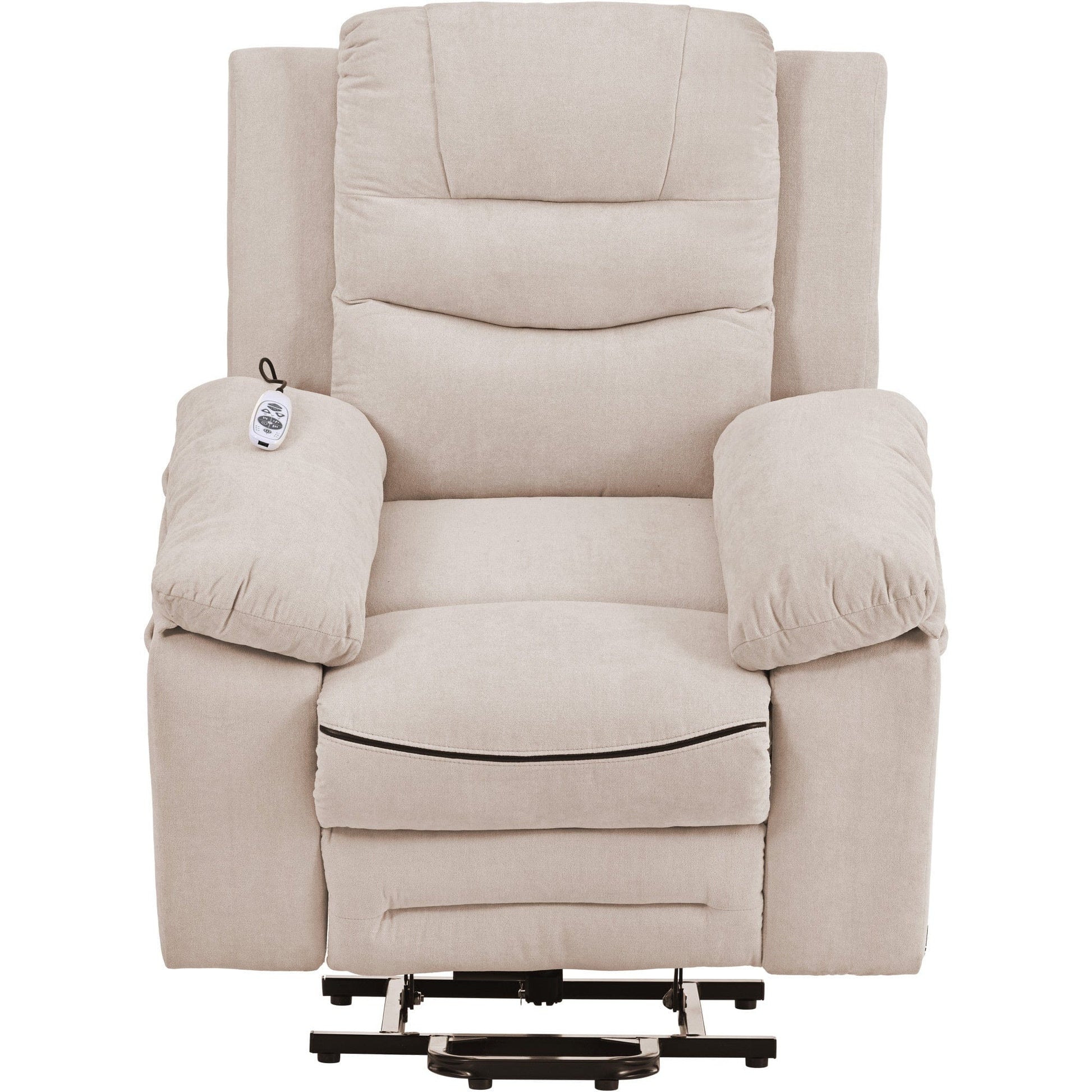 1st Choice Furniture Direct Power Motion Recliner 1st Choice Power Recliner Lift Chair for Living Room in Beige Finish