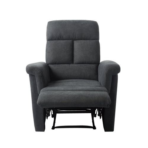 1st Choice Furniture Direct Recliner 1st Choice Modern and Functional Manual Recliner Chair in Grey Finish