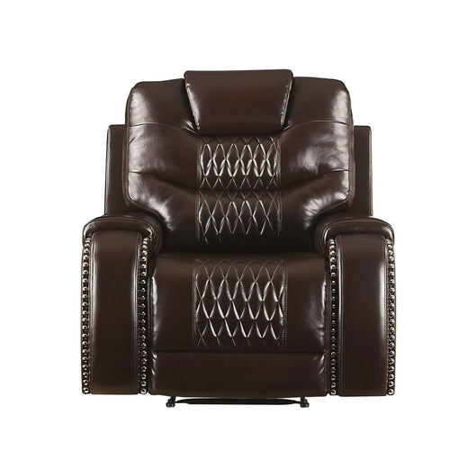 1st Choice Furniture Direct Recliner Chair 1st Choice Braylon Recliner with Motion in Brown Finish
