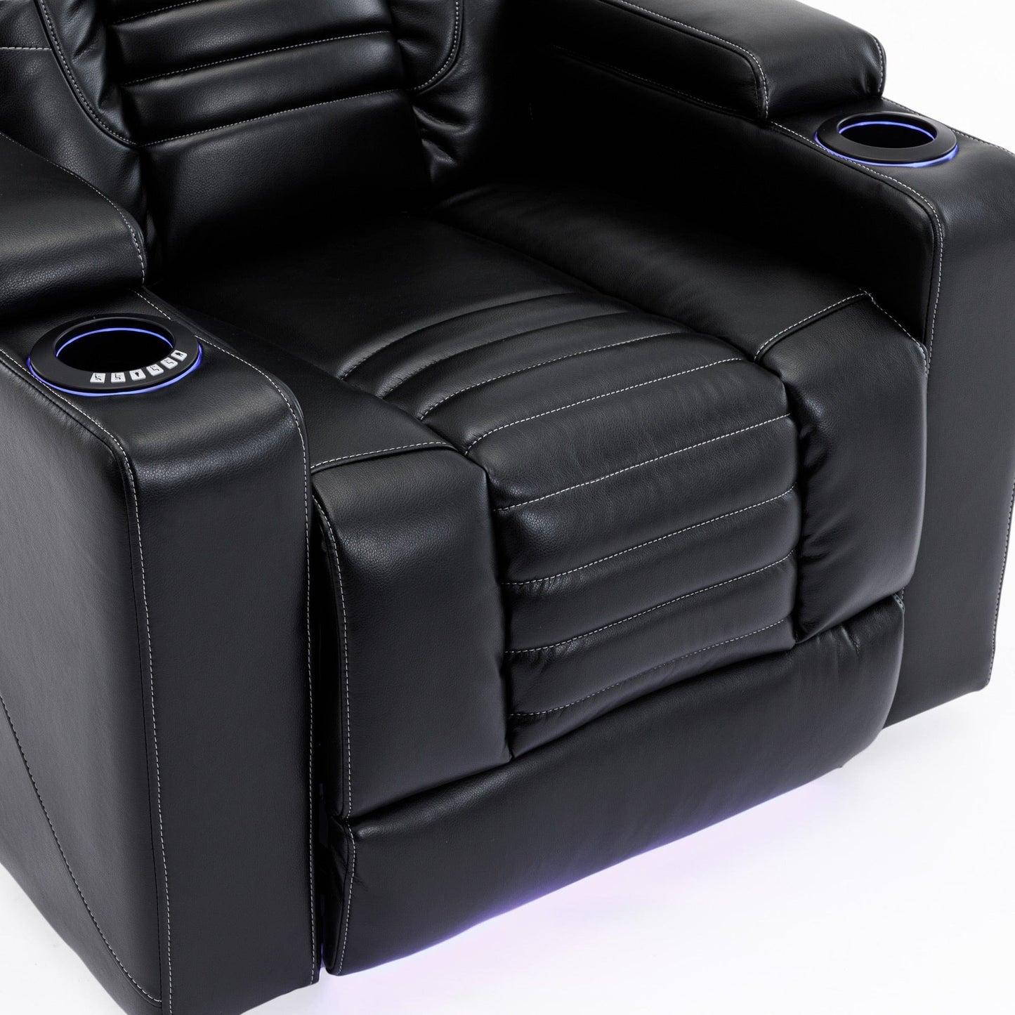 1st Choice Furniture Direct Recliner Chair 1st Choice Home Theater Seating with Power Motion/ Adjustable Headrest