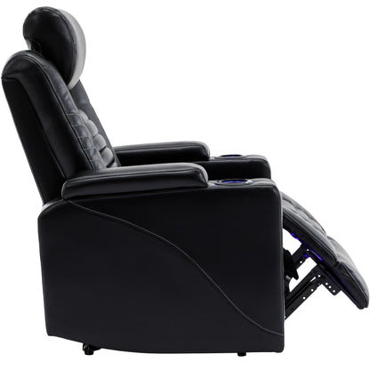 1st Choice Furniture Direct Recliner Chair 1st Choice Home Theater Seating with Power Motion/ Adjustable Headrest