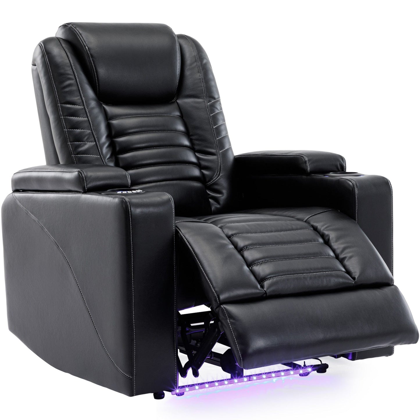 1st Choice Furniture Direct Recliner Chair 1st Choice Home Theater Seating with Power Motion/ Adjustable Headrest