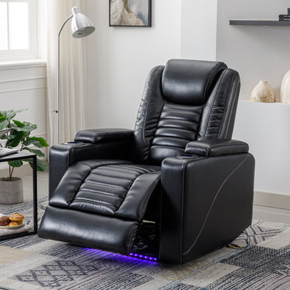 1st Choice Furniture Direct Recliner Chair 1st Choice Home Theater Seating with Power Motion/ Adjustable Headrest