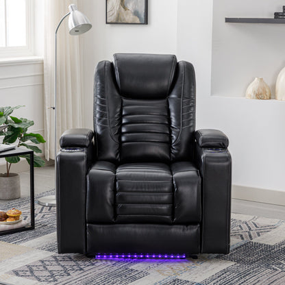 1st Choice Furniture Direct Recliner Chair 1st Choice Home Theater Seating with Power Motion/ Adjustable Headrest