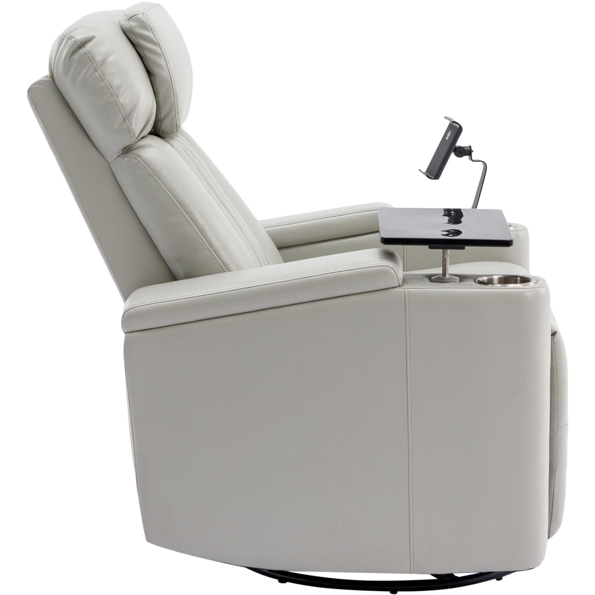 1st Choice Furniture Direct Recliner Chair 1st Choice Modern LED Power Recliner with Storage and Phone Holder