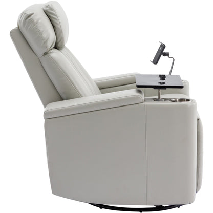 1st Choice Furniture Direct Recliner Chair 1st Choice Modern LED Power Recliner with Storage and Phone Holder