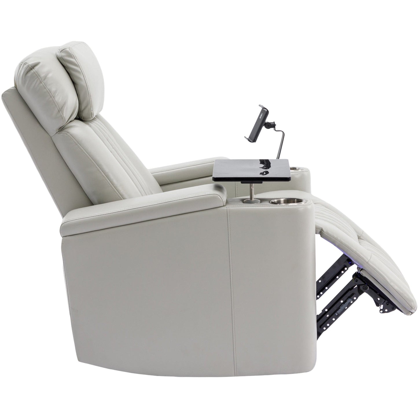 1st Choice Furniture Direct Recliner Chair 1st Choice Modern LED Power Recliner with Storage and Phone Holder