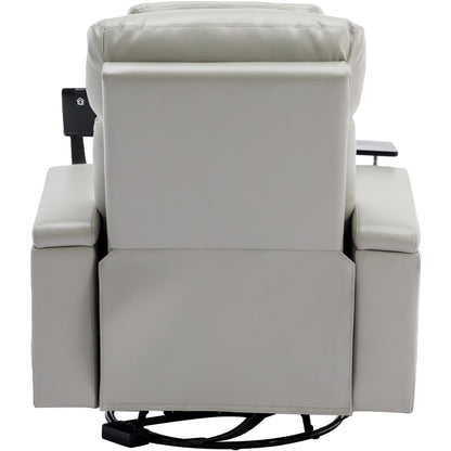 1st Choice Furniture Direct Recliner Chair 1st Choice Modern LED Power Recliner with Storage and Phone Holder